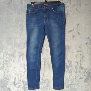 Zara Men's Jeans Denim Collection Size 36x31 Blue Medium Wash Taper Casual Pants